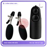 Trứng Rung Cà Na Kẹp Vú 2 Trứng chính hãng - sạc USB, silicone mềm mại, chất liệu an toàn cho da - giao hàng che tên kín đáo