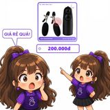 Trứng Rung Cà Na Kẹp Vú 2 Trứng chính hãng - sạc USB, silicone mềm mại, chất liệu an toàn cho da - giao hàng che tên kín đáo