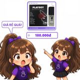 Xịt Kéo Dài Playboy Đen 5ml (Loại 1) chính hãng - kéo dài thời gian, thấm nhanh không nhờn rít, dùng trước khi quan hệ - giao hàng che tên kín đáo