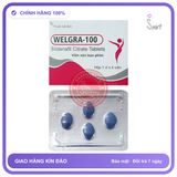 Thuốc Cương Dương Welgra 100mg Hộp 4 Viên chính hãng - chất liệu an toàn cho da, dễ vệ sinh, êm ái khi dùng - giao hàng che tên kín hàng nhập khẩu