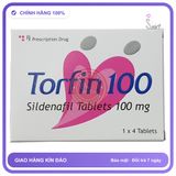 Thuốc Cương Dương Torfin 100mg Hộp 4 Viên chính hãng - chất liệu an toàn cho da, dễ vệ sinh, êm ái khi dùng - giao hàng che tên kín đáo