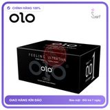 Bao Cao Su Olo Đen 001 Hộp 10 Cái chính hãng - siêu mỏng, nhiều gel bôi trơn, có hương thơm - giao hàng che tên kín đáo