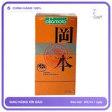 Bao Cao Su Okamoto Cam Hộp 10 Cái chính hãng - siêu mỏng 0.05mm, siêu mỏng, có hương thơm - giao hàng che tên kín đáo