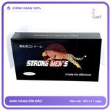 Bao Cao Su Strong Men S Hộp 12 Cái chính hãng - siêu mỏng 0.02mm, siêu mỏng, có gai nổi - giao hàng che tên kín đáo