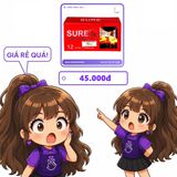 Bao Cao Su Sure Đỏ Hộp 12 Cái chính hãng - siêu mỏng, có gai nổi, có hương thơm - giao hàng che tên kín đáo