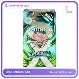 Bao Cao Su Sagami Bạc Hà Hộp 10 Cái chính hãng - có hương thơm, ôm sát cảm giác thật, chất liệu latex an toàn - giao hàng che tên kín đáo