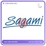 Bao Cao Su Sagami Trắng Xanh Hộp 10 Cái chính hãng - siêu mỏng, có gai nổi, nhiều gel bôi trơn - giao hàng che tên kín đáo