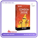 Bao Cao Su Lực Sĩ Lạnh Hộp 10 Cái chính hãng - có gai nổi, ôm sát cảm giác thật, chất liệu latex an toàn - giao hàng che tên kín đáo