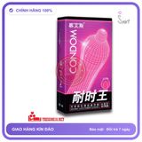 Bao Cao Su Lực Sĩ Lạnh Hộp 10 Cái chính hãng - có gai nổi, ôm sát cảm giác thật, chất liệu latex an toàn - giao hàng che tên kín đáo