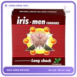 Bao Cao Su Iris Men 6 Bi Lớn Hộp 1 Cái chính hãng - siêu mỏng 0.02mm, có gai nổi, ôm sát cảm giác thật - giao hàng che tên kín đáo