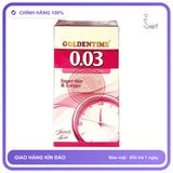 Bao Cao Su Goldentime 003 Hộp 12 Cái chính hãng - siêu mỏng, nhiều gel bôi trơn, hỗ trợ kéo dài - giao hàng che tên kín đáo