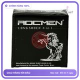 Bao Cao Su Rocmen Đen Hộp 3 Cái chính hãng - hỗ trợ kéo dài, có hương thơm, ôm sát cảm giác thật - giao hàng che tên kín đáo