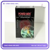 Bao Cao Su Powermen Đen Hộp 12 Cái chính hãng - có gai nổi, hỗ trợ kéo dài, ôm sát cảm giác thật - giao hàng che tên kín đáo