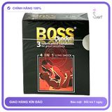 Bao Cao Su Boss 4in1 Hộp 3 Cái chính hãng - siêu mỏng, có gai nổi, hỗ trợ kéo dài - giao hàng che tên kín đáo