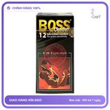 Bao Cao Su Boss 4in1 Hộp 12 Cái chính hãng - có gai nổi, hỗ trợ kéo dài, ôm sát cảm giác thật - giao hàng che tên kín đáo