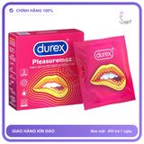 Bao Cao Su Durex Plesumax Hộp 3 Cái chính hãng - ôm sát cảm giác thật, chất liệu latex an toàn, hàng nhập khẩu - giao hàng che tên kín đáo