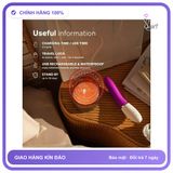 Máy Rung Điểm G LELO LIV 3 Dáng Cong chính hãng - 8 chế độ rung, sạc USB, điều khiển qua app - giao hàng che tên kín hàng có sẵn