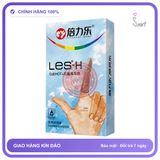 Bao Cao Su Ngón Tay Nóng, Ấm Beilile Les chính hãng - hộp 8 cái, có hương thơm, ôm sát cảm giác thật - giao hàng che tên kín đáo