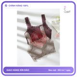 Áo Lót Bra Cotton Gân Phối Ren Xẻ Ngực T369 Xám / V1 94 chính hãng - co giãn thoải mái, chất vải mềm mát, đường may tỉ mỉ - giao hàng che tên kín đáo