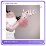 Găng Tay Lụa Bóng Siêu Mịn Quyến Rũ Bao T519 Trắng Bóng chính hãng - chất lụa mát mềm, chất vải mềm mát, đường may tỉ mỉ - giao hàng che tên kín đáo