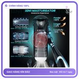 Cốc Tự Động Chloris — Thụt 30mm chính hãng - 9 chế độ rung, silicone y tế, chất liệu an toàn cho da - giao hàng che tên kín đáo