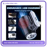 Máy Sục Tự Động Cho Nam Sylvia — Tay chính hãng - 9 chế độ rung, silicone y tế, chất liệu an toàn cho da - giao hàng che tên kín đáo
