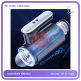 Máy Sục Tự Động Cho Nam Sylvia — Tay chính hãng - 9 chế độ rung, silicone y tế, chất liệu an toàn cho da - giao hàng che tên kín đáo