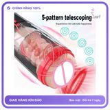 Máy Sục Tự Động Cho Nam Flaviana — Đầm chính hãng - 10 chế độ rung, sạc USB, rung nhấp chuyển động đẩy tới và lui tự động - giao hàng che tên kín đáo