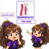 Máy Rung Liếm Akasi 2in1 Lưỡi Ngoáy Mô Phỏng chính hãng - 10 chế độ rung, silicone y tế, chất liệu an toàn cho da - giao hàng che tên kín đáo
