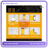 Cốc Zemlia Khung Kẹp 3 Mặt, Ngụy chính hãng - sạc usb, kích thước 180mm×75mm, chống nước - giao hàng che tên kín đáo