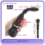 Gậy Massage 2 Đầu Rung Đuôi Chuỗi Hạt Bẻ chính hãng - 3 nấc rung, sạc USB, rung êm không tiếng động - giao hàng che tên kín đáo