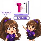 Lovense Fizz Máy Hút Âm Vật TwinAir Kết Hợp Gõ Nhịp PulseSense chính hãng - điều khiển qua app, chống nước, chất liệu an toàn cho da - giao hàng che tên kín đáo