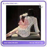 Áo Choàng Ngủ Ren Hoa Xuyên Thấu Dài Tay N138 chính hãng - phối ren, co giãn thoải mái, freesize - giao hàng che tên kín đáo