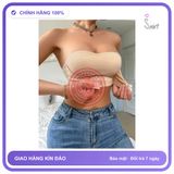 Áo Ngực Nữ Không Dây Chống Tuột Cotton Gân T367 Nude chính hãng - phối ren, co giãn thoải mái, chất vải mềm mát - giao hàng che tên kín đáo