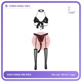 Đồ Cosplay Miêu Nữ Có Đuôi Kèm Đai garter N533 Đen chính hãng - co giãn thoải mái, freesize, set đầy đủ phụ kiện - giao hàng che tên kín đáo