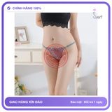 Quần Lót Nữ Lọt Khe Cotton Phối Nơ Siêu T318 Xám Xanh chính hãng - phối ren, co giãn thoải mái, freesize - giao hàng che tên kín đáo