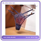 Quần Lọt Khe Cạp Cao Phối Họa Tiết Sexy T348 Xám Xanh chính hãng - phối ren, co giãn thoải mái, freesize - giao hàng che tên kín đáo