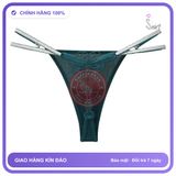 Quần Lót Lọt Khe Sexy Họa Tiết Bướm Gợi T359 Xanh Ngọc chính hãng - phối ren, co giãn thoải mái, freesize - giao hàng che tên kín đáo