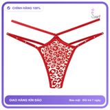 Quần Lót Lọt Khe Sexy Dây Cạp Chéo Đính T363 Đỏ chính hãng - co giãn thoải mái, freesize, chất vải mềm mát - giao hàng che tên kín đáo