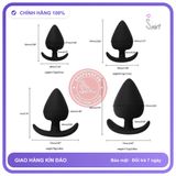 Plug Silicon Đen Nguyên Khối 27mm chính hãng - sạc USB, silicone mềm mại, chất liệu an toàn cho da - giao hàng che tên kín đáo