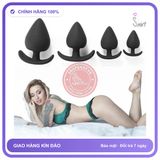 Plug Silicon Đen Nguyên Khối 40mm chính hãng - sạc USB, silicone mềm mại, chất liệu an toàn cho da - giao hàng che tên kín đáo