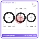 Set Vòng Đeo Stay Hard Dạng Tròn Kéo Dài chính hãng - kéo dài thời gian, thấm nhanh không nhờn rít, dùng trước khi quan hệ - giao hàng che tên kín đáo