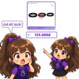Set Vòng Đeo Dạ Quang Trong Tối Đen chính hãng - silicone mềm mại, chất liệu an toàn cho da, dễ vệ sinh - giao hàng che tên kín đáo