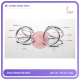 Vòng Inox 3 Nhánh Nhỏ chính hãng - sạc USB, chất liệu an toàn cho da, dễ vệ sinh - giao hàng che tên kín đáo