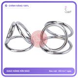 Vòng Inox 3 Nhánh Lớn chính hãng - sạc USB, chất liệu an toàn cho da, dễ vệ sinh - giao hàng che tên kín đáo