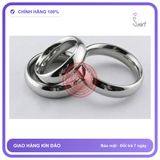 Vòng Đeo Inox Bản Trụ Tròn 4cm chính hãng - sạc USB, chất liệu an toàn cho da, dễ vệ sinh - giao hàng che tên kín đáo