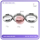 Vòng Đeo Inox Bản Trụ Tròn 5cm chính hãng - sạc USB, chất liệu an toàn cho da, dễ vệ sinh - giao hàng che tên kín đáo