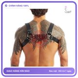 Dây Nịt Ngực Bằng Da Cao Cấp chính hãng - chất liệu an toàn cho da, dễ vệ sinh, êm ái khi dùng - giao hàng che tên kín đáo