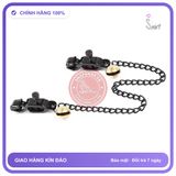Kẹp Đầu Vú Inox Có Chuông Điều Chỉnh Mức Độ Kẹp chính hãng - chất liệu an toàn cho da, dễ vệ sinh, êm ái khi dùng - giao hàng che tên kín đáo