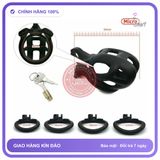Khóa Dương Vật Cobra Đen Nhám Micro chính hãng - chất vải mềm mát, đường may tỉ mỉ, tôn dáng quyến rũ - giao hàng che tên kín đáo